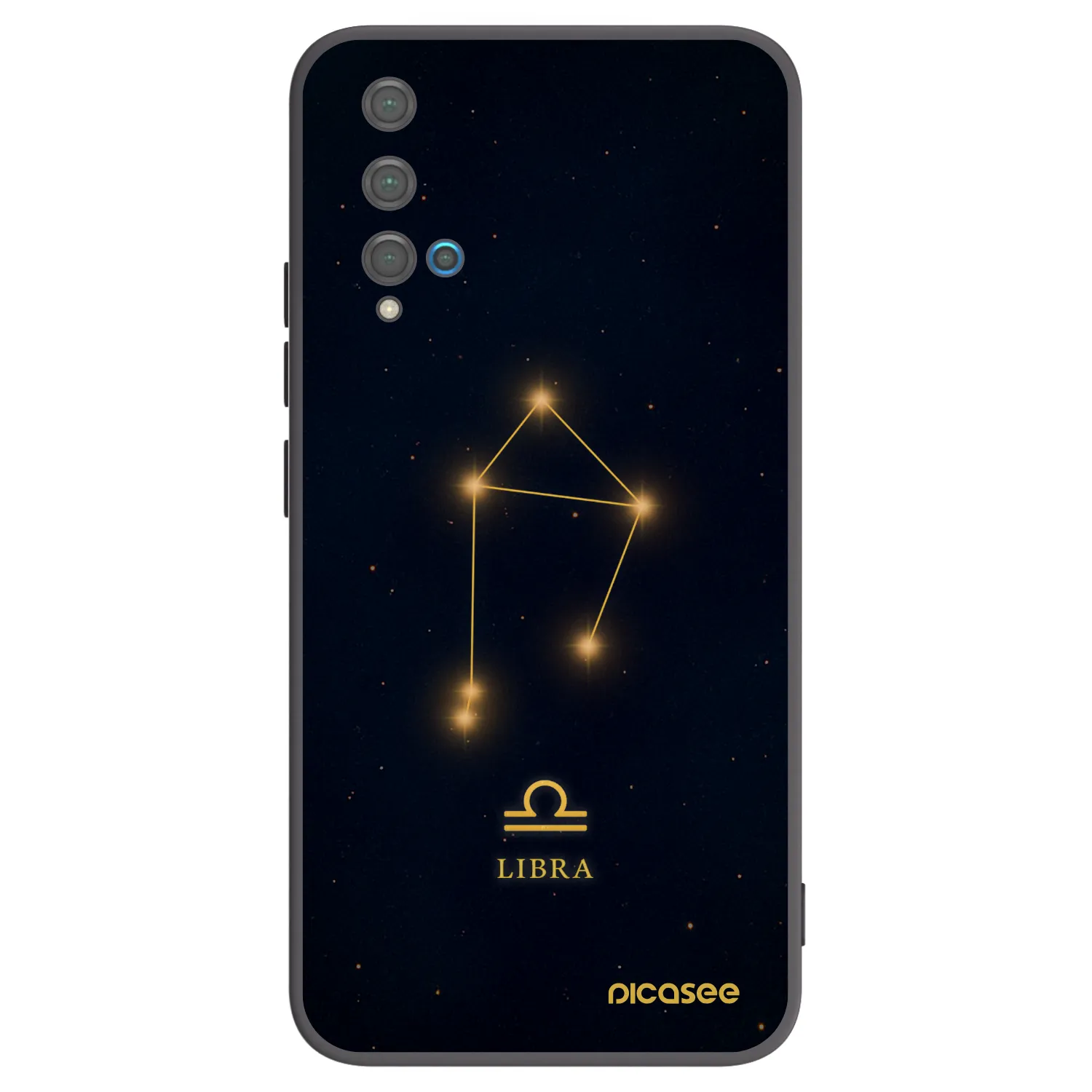Picasee crna silikonska maskica za Huawei Nova 5T - LIBRA