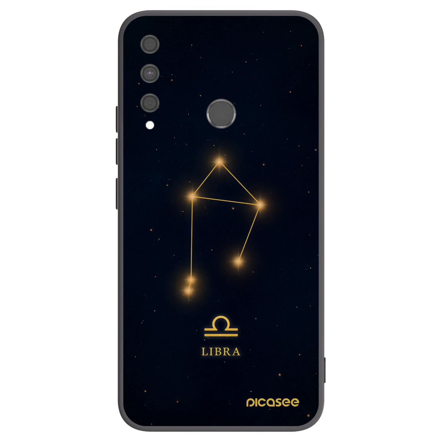 Picasee crna silikonska maskica za Huawei P40 Lite E - LIBRA