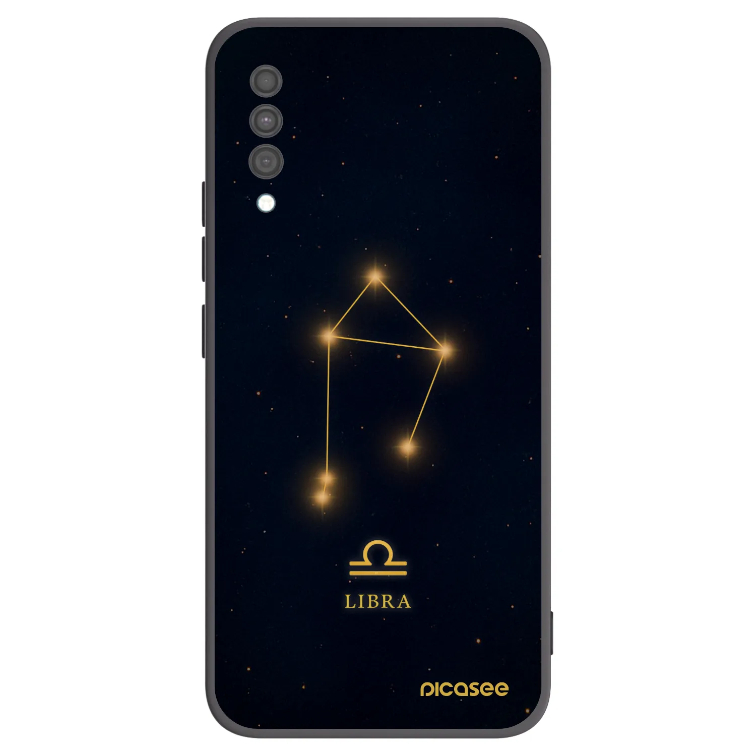 Picasee crna silikonska maskica za Samsung Galaxy A30s A307F - LIBRA