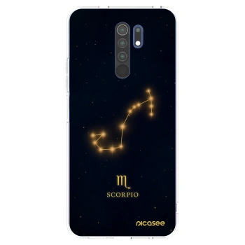 Picasee silikonska prozirna maskica za Xiaomi Redmi 9 - SCORPIO