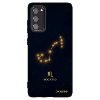Picasee crna silikonska maskica za Samsung Galaxy S20 FE - SCORPIO