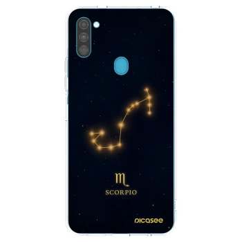 Picasee silikonska prozirna maskica za Samsung Galaxy M11 - SCORPIO