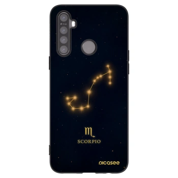 Picasee crna silikonska maskica za Realme 6i - SCORPIO