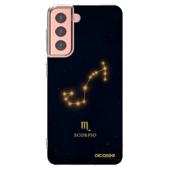 Picasee silikonska prozirna maskica za Samsung Galaxy S21 5G G991B - SCORPIO