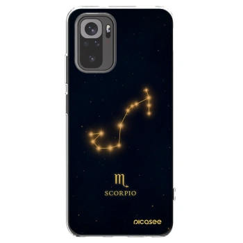 Picasee silikonska prozirna maskica za Xiaomi Redmi Note 10 - SCORPIO