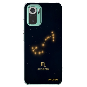 Picasee silikonska prozirna maskica za Xiaomi Redmi Note 10 Pro - SCORPIO