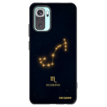 Picasee crna silikonska maskica za Xiaomi Redmi Note 10 Pro - SCORPIO