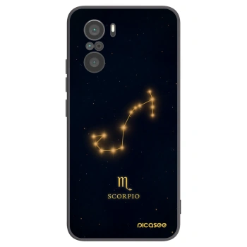 Picasee crna silikonska maskica za Xiaomi Poco F3 - SCORPIO