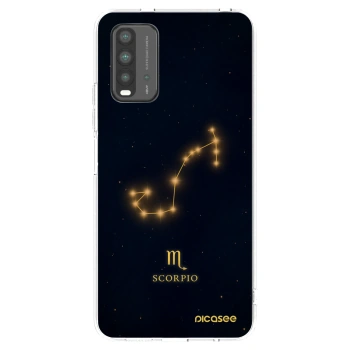 Picasee crna silikonska maskica za Xiaomi Redmi 9T - SCORPIO