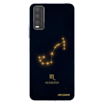 Picasee silikonska prozirna maskica za Vivo Y20s - SCORPIO