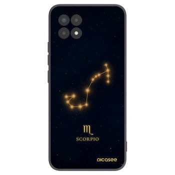 Picasee crna silikonska maskica za Realme 8i - SCORPIO