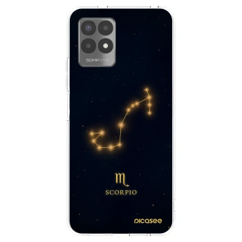 Picasee silikonska prozirna maskica za Realme 8i - SCORPIO