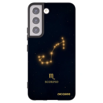 Picasee crna silikonska maskica za Samsung Galaxy S22 5G - SCORPIO