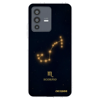 Picasee silikonska prozirna maskica za Vivo V23 5G - SCORPIO