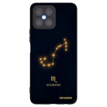 Picasee crna silikonska maskica za Honor X8 4G - SCORPIO