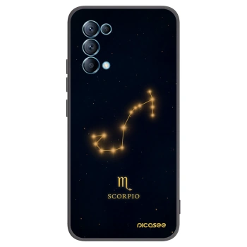 Picasee crna silikonska maskica za OPPO Reno 5 5G - SCORPIO