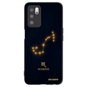 Picasee crna silikonska maskica za OPPO A16s - SCORPIO