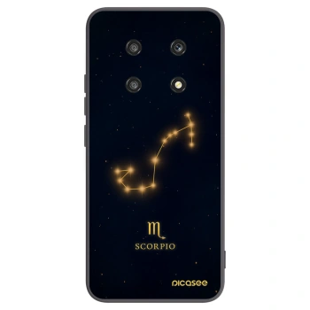 Picasee crna silikonska maskica za Honor Magic4 Lite 5G - SCORPIO