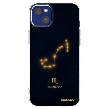 Picasee silikonska prozirna maskica za Apple iPhone 14 Plus - SCORPIO