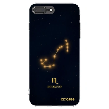 Picasee silikonska prozirna maskica za Apple iPhone 8 Plus - SCORPIO