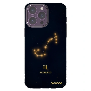 Picasee silikonska prozirna maskica za Apple iPhone 14 Pro Max - SCORPIO