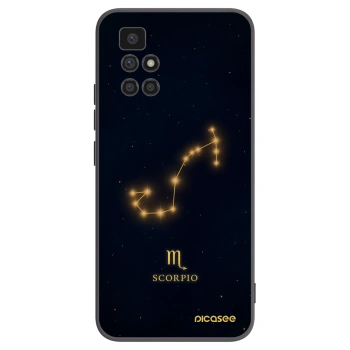 Picasee crna silikonska maskica za Xiaomi Redmi 10 (2022) - SCORPIO