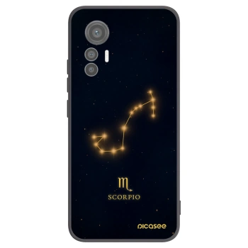 Picasee crna silikonska maskica za Xiaomi 12 Lite - SCORPIO