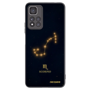 Picasee crna silikonska maskica za Xiaomi Redmi Note 11 Pro+ 5G - SCORPIO