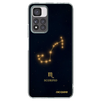 Picasee silikonska prozirna maskica za Xiaomi Redmi Note 11 Pro+ 5G - SCORPIO