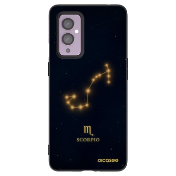 Picasee crna silikonska maskica za OnePlus 9 - SCORPIO