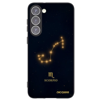 Picasee crna silikonska maskica za Samsung Galaxy S23+ 5G - SCORPIO