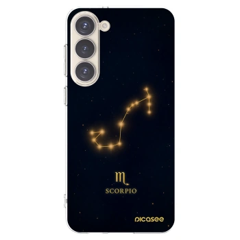 Picasee silikonska prozirna maskica za Samsung Galaxy S23+ 5G - SCORPIO