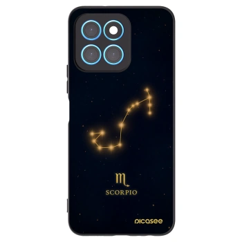 Picasee crna silikonska maskica za Honor X8 5G - SCORPIO