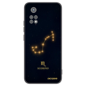 Picasee crna silikonska maskica za Xiaomi Redmi Note 11S 5G - SCORPIO
