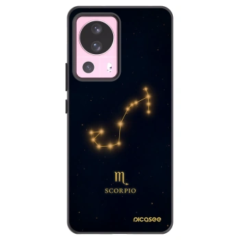 Picasee crna silikonska maskica za Xiaomi 13 Lite - SCORPIO