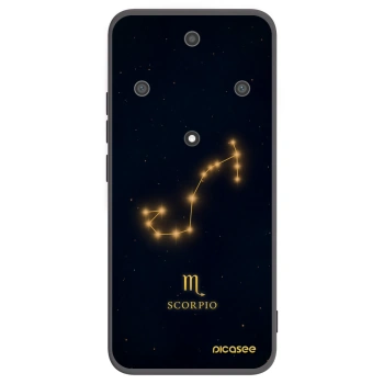 Picasee crna silikonska maskica za Honor Magic5 Lite 5G - SCORPIO