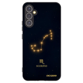 Picasee crna silikonska maskica za Samsung Galaxy A34 5G A346B - SCORPIO