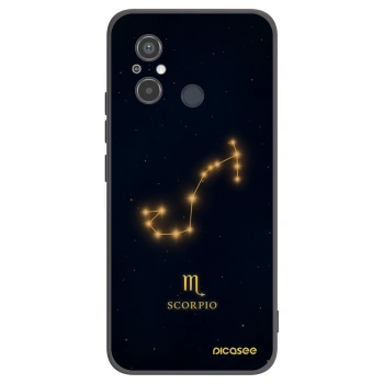 Picasee crna silikonska maskica za Xiaomi Redmi 12C - SCORPIO