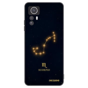 Picasee crna silikonska maskica za Xiaomi Redmi Note 12S - SCORPIO