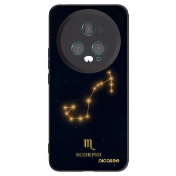 Picasee crna silikonska maskica za Honor Magic5 Pro - SCORPIO