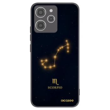 Picasee crna silikonska maskica za Xiaomi Redmi 12 4G - SCORPIO
