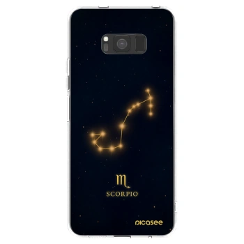 Picasee silikonska prozirna maskica za Samsung Galaxy S8 G950F - SCORPIO