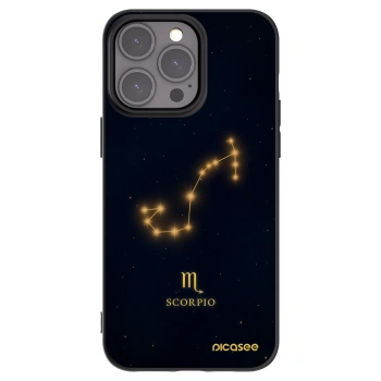 Picasee crna silikonska maskica za Apple iPhone 15 Pro Max - SCORPIO