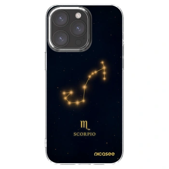 Picasee silikonska prozirna maskica za Apple iPhone 15 Pro Max - SCORPIO