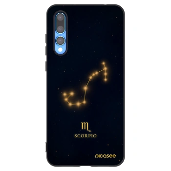 Picasee crna silikonska maskica za Huawei P20 Pro - SCORPIO