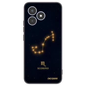 Picasee crna silikonska maskica za Realme C53 - SCORPIO