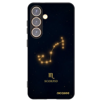 Picasee crna silikonska maskica za Samsung Galaxy S24 S921B 5G - SCORPIO