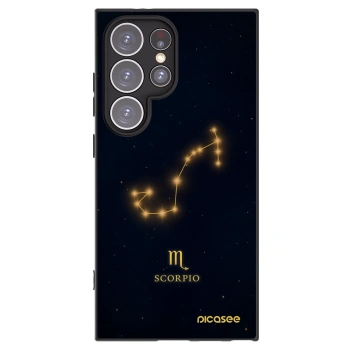 Picasee crna silikonska maskica za Samsung Galaxy S24 Ultra S928B 5G - SCORPIO