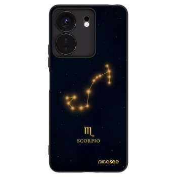 Picasee crna silikonska maskica za Xiaomi Redmi 13C 4G - SCORPIO