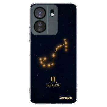 Picasee silikonska prozirna maskica za Xiaomi Redmi 13C 4G - SCORPIO